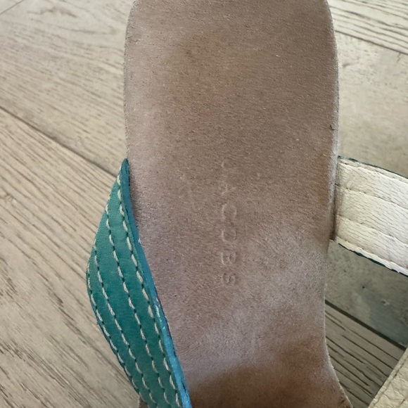 Marc Jacobs Wedge Sandals color- Lagoon size 38 (US 7) - Picture 12 of 16